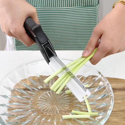 Smart 2-in-1 Kitchen chopping Knife & Vegetable Scissor