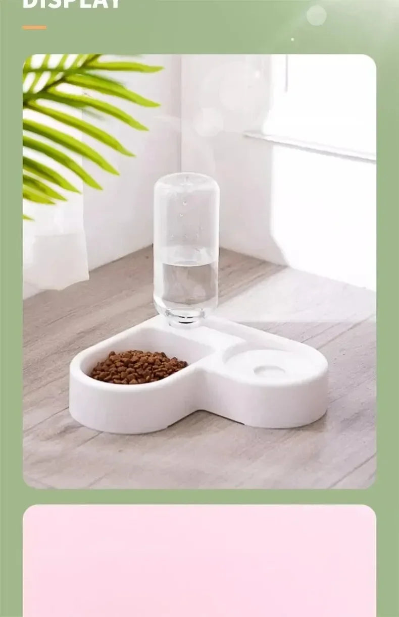 Dual Pet Feeding Bowl Set