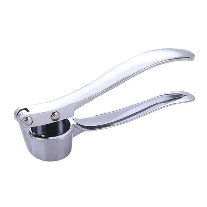 Effortless Stainless Steel Garlic Press