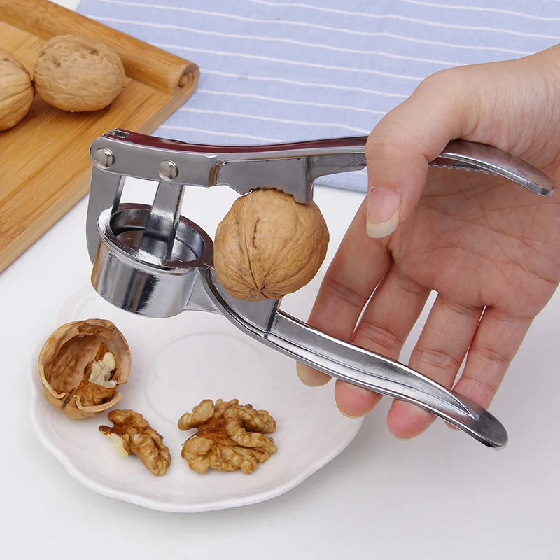 Effortless Stainless Steel Garlic Press